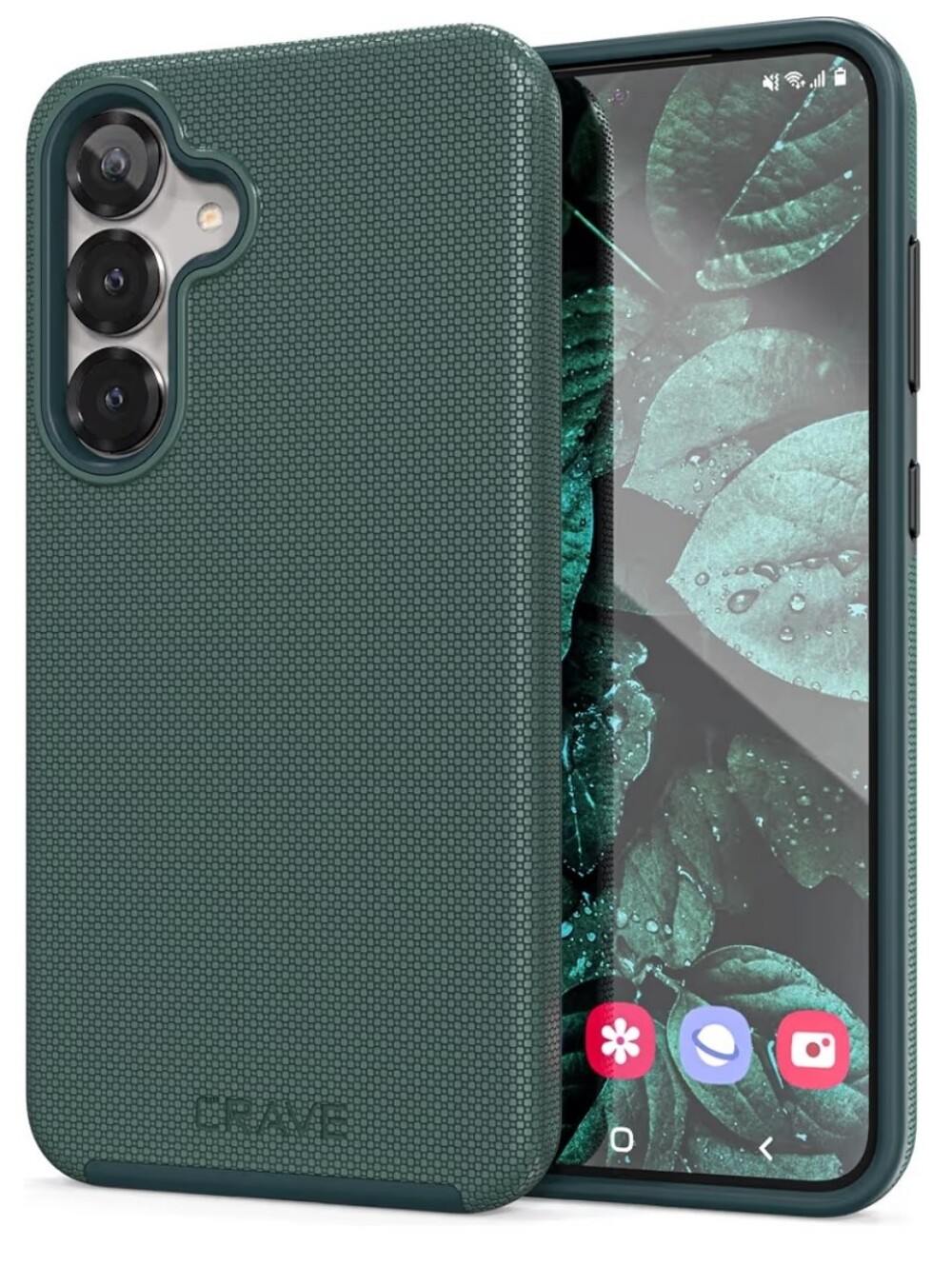 Crave Samsung Galaxy S25 Plus Case, Shockproof Protection Forest Green